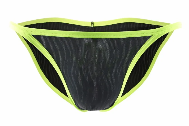 Мужское нижнее белье брифы с водным принтом и высокой вилкой сексуальные трусики