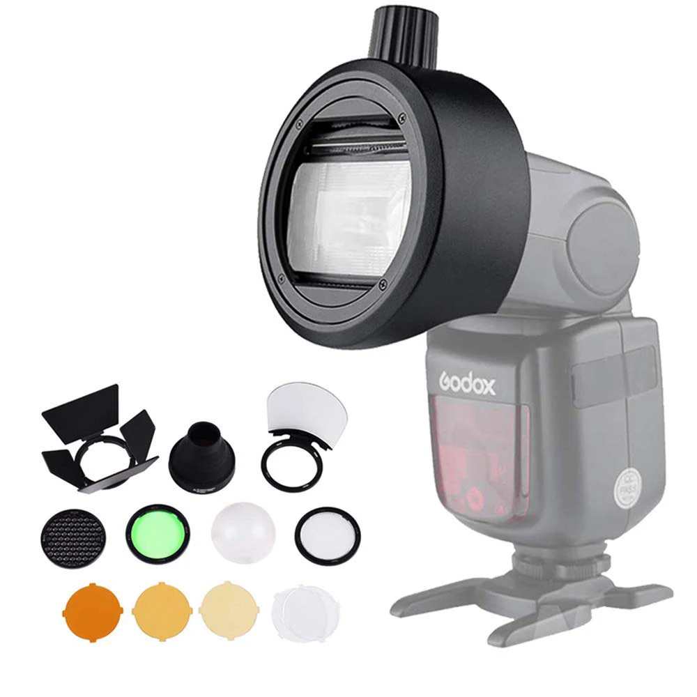 Комплект аксессуаров Godox с круглой головкой комплектом для AD200 V860II V850 TT685 TT600 и YONGNUO