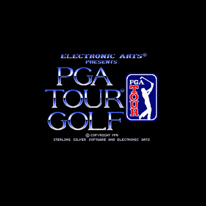 

16-битная большая серая игровая карта PGA Tour Golf для игроков NTSC, Прямая поставка