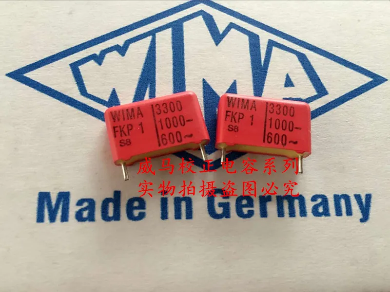 2020 флейта 10 шт./20 шт. немецкий конденсатор WIMA FKP1 1000V 3300PF 332 3N3 P: 15 мм|Конденсаторы| |