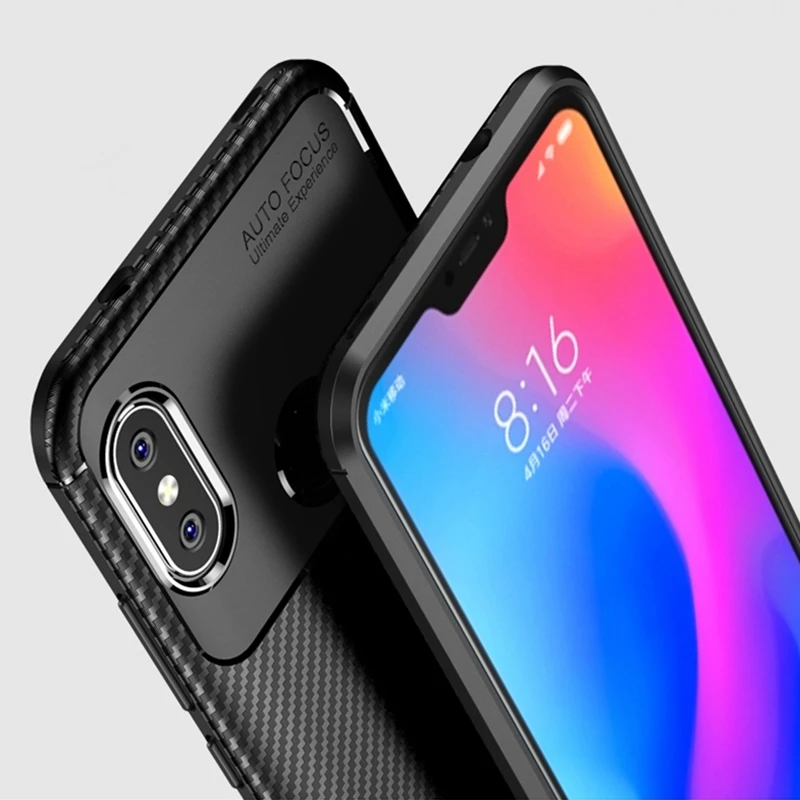 IPAKY чехол для телефона с полной защитой Xiaomi Redmi 6 Pro силиконовый Ударопрочный