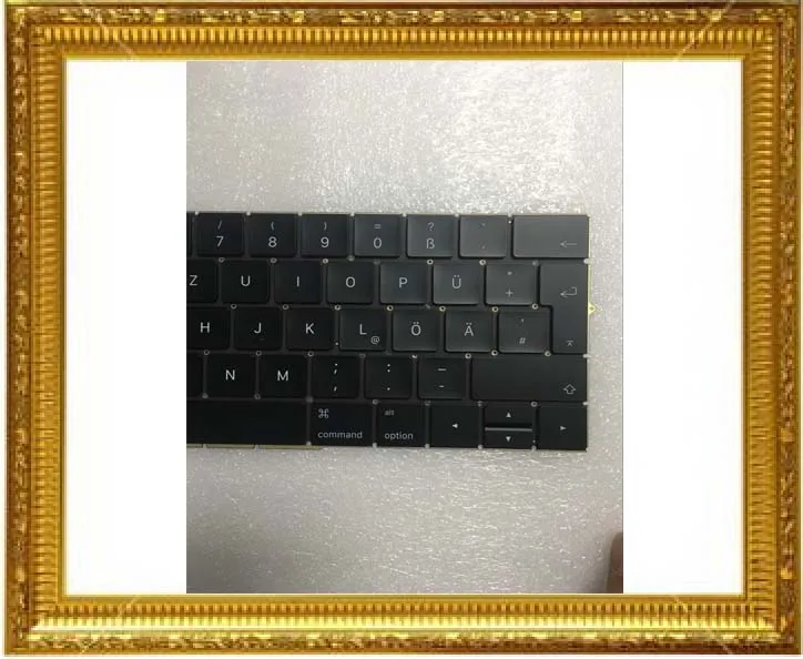 Совершенно новая клавиатура A1706 немецкая DE для MacBook Pro 13 3 &quotRetina Deutsch QWERTZ tastaur