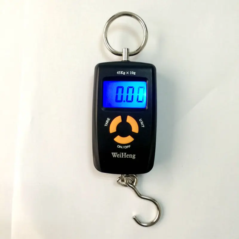Портативные электронные весы с двойной точностью 45 кг 5g для путешествий багажа