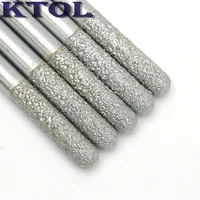 8x35mm ball nose endmill diamond engraving tools cnc router bits for stone marble long 3d carving machine milling cutters set