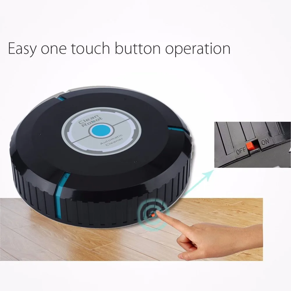 Home Auto Cleaner Robot Microfiber Smart Robotic Mop Dust Automatically Household Cleaning Tool Floor Corners Crannies | Бытовая