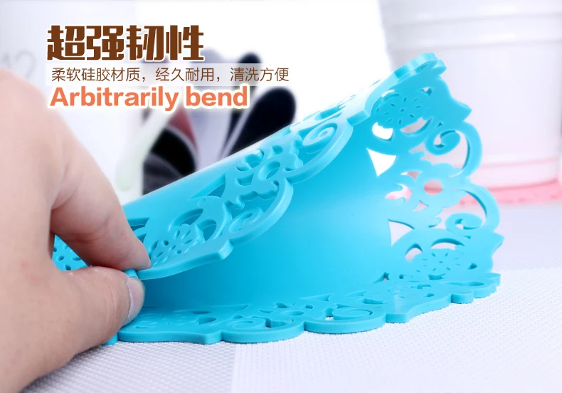 Бесплатная доставка гибкий прочный силиконовый коврик держатель для горшка