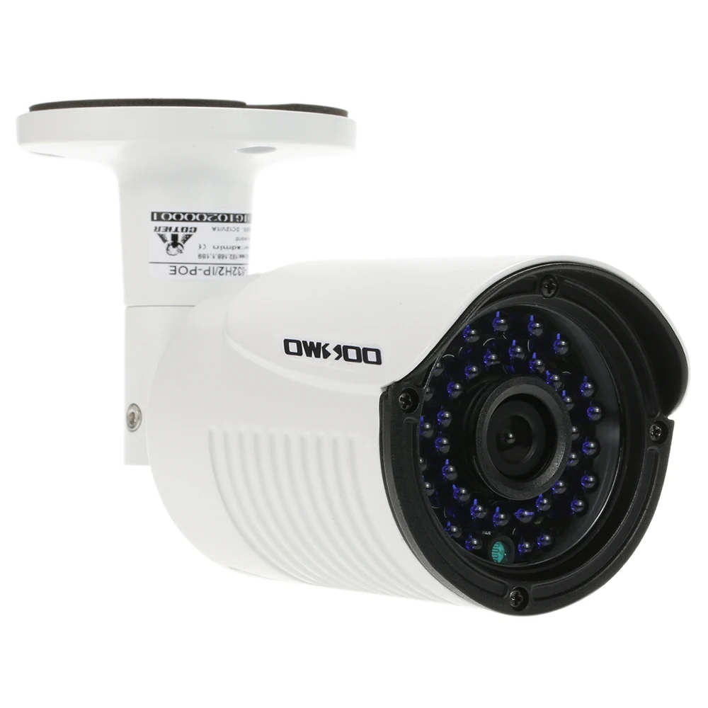 

OWSOO HD 1080P POE IP Camera 2MP 1/2.8" CMOS P2P Onvif Camera 36pcs IR LEDS Night View Motion Detection Phone APP Control