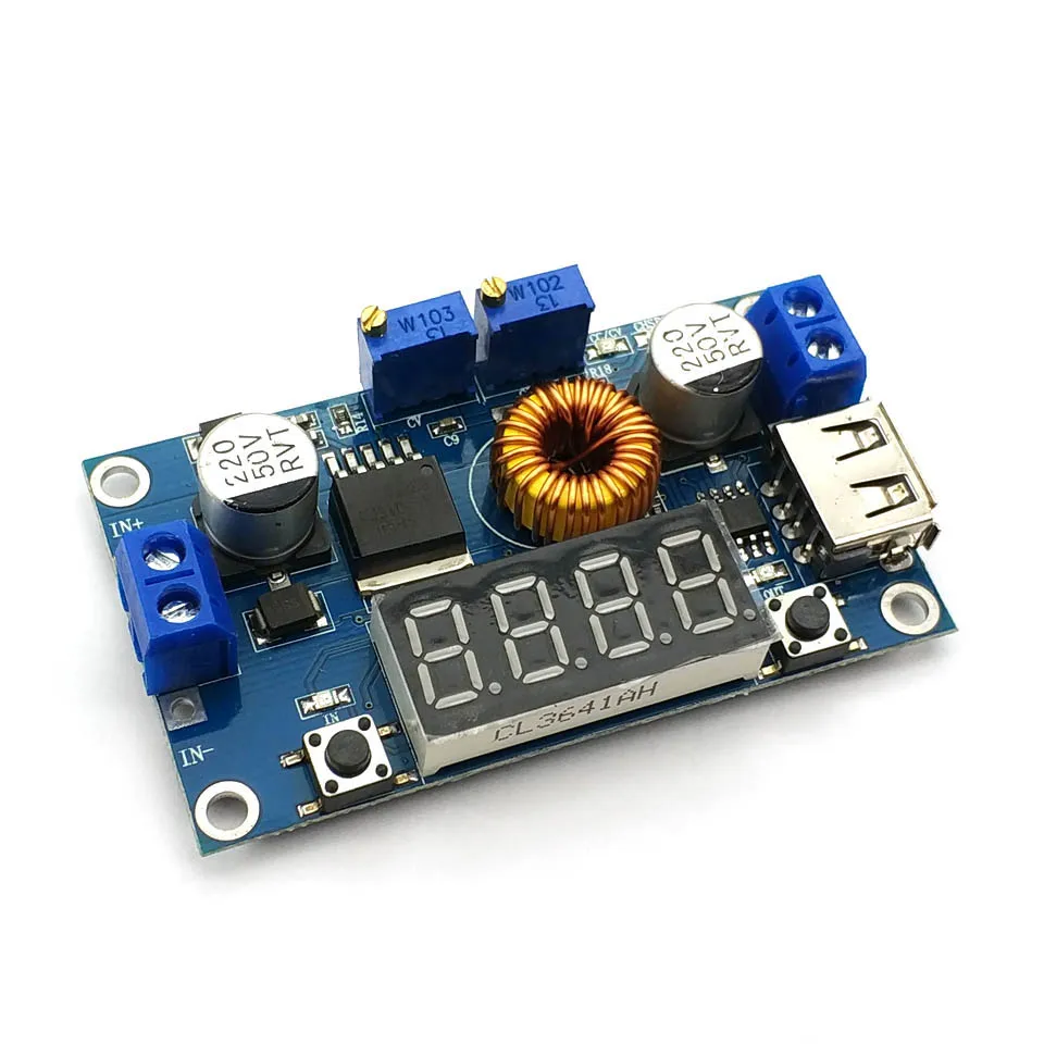 Цифровой светодиодный модуль зарядного устройства для литиевой батареи с