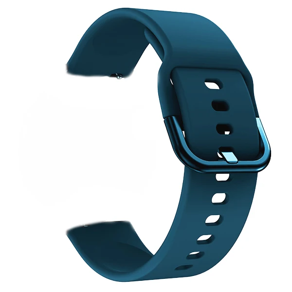 Dark Green1 Силиконовый спортивный ремешок для Galaxy watch, активный смарт-ремешок для samsung Galaxy watch, сменный ремешок 20 мм - Цвет ремешка: Dark Green1