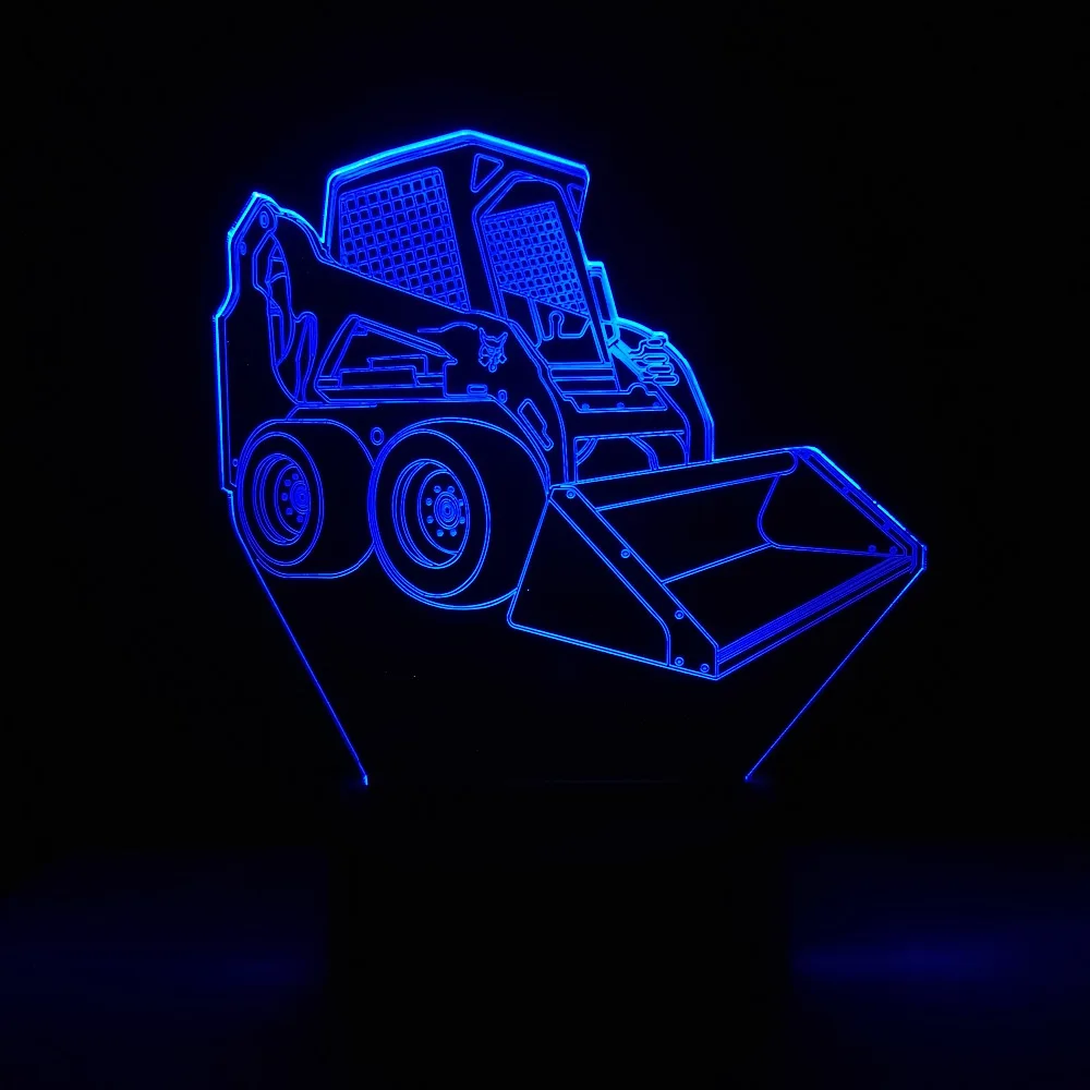 Детский вилочный погрузчик Luminaria 7 цветов затемняющий градиент RGB иллюзия