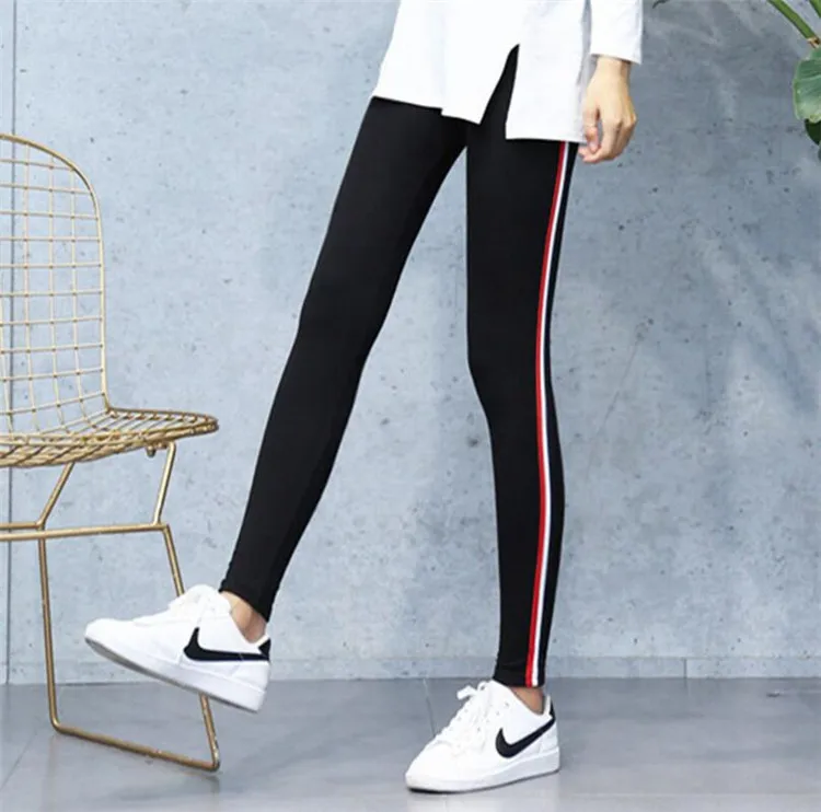 Женские облегающие удлиненные брюки DOUBCHOW из хлопка с эластичной резинкой на