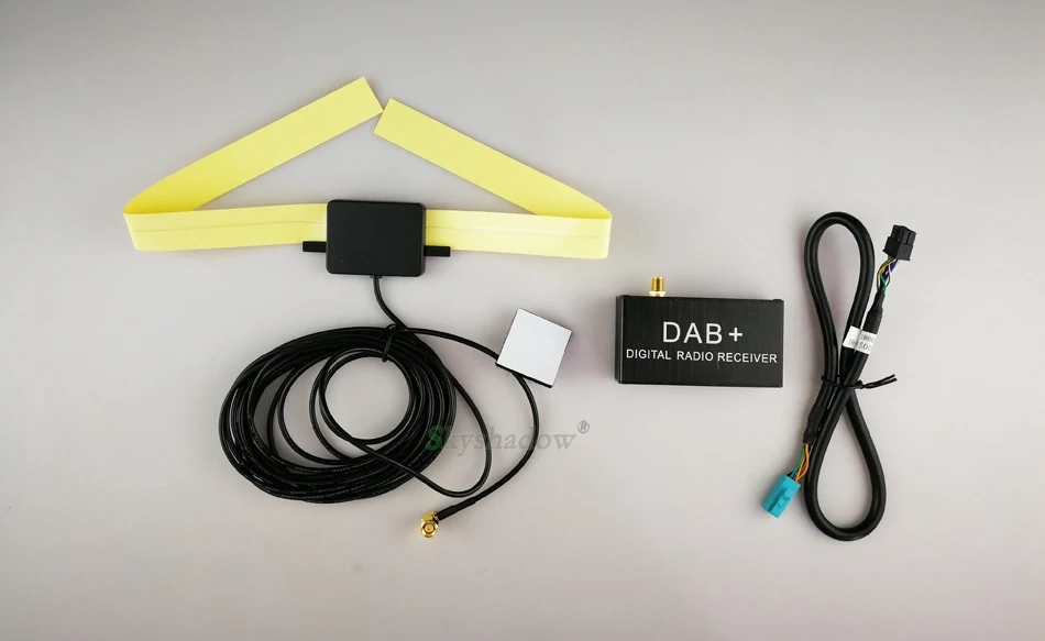 Для Android 9,0/Android 8,0/Android 7,1 автомобильный DVD DAB+ USB цифровой Аудио вещательный приемник с антенной работает для Европы