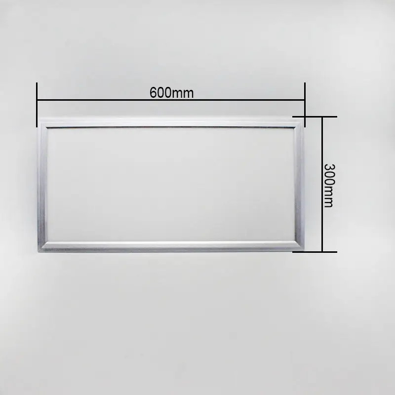

Free shipping 2/3/4/6/8pcs/pack 24w 300x600 Led panel light 110/220 dimmable Sliver frame flat lamp FOR kitchen bathroom Office
