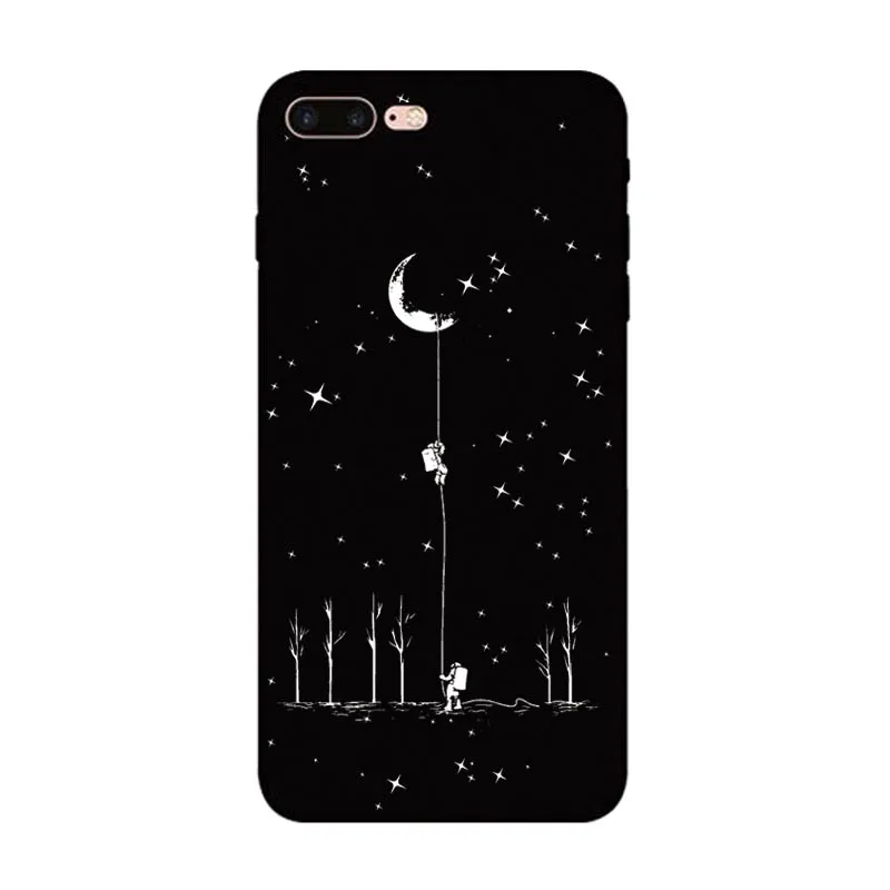 Чехол для Fundas iphone 7 чехол Apple XS Max XR 5s SE 6 6s 8 Plus красивый космический узор окрашенный