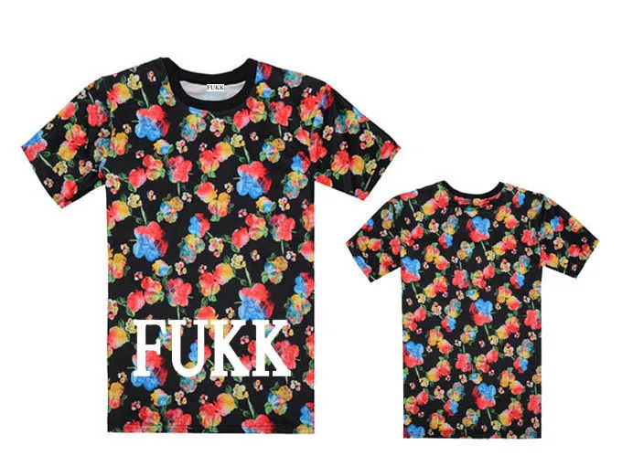 brand new summer fukk pyrex men loose hiphop street casual Short-sleeved T-shirts tees tops free shipping bboy women | Мужская одежда