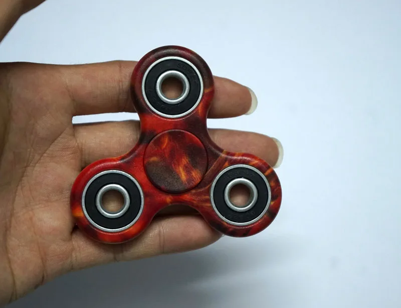 3D Непоседа ручной палец Спиннер EDC фокус снятие стресса игрушки камуфляж галактика небо для аутизма и СДВГ игрушки для детей и взрослых B0185D