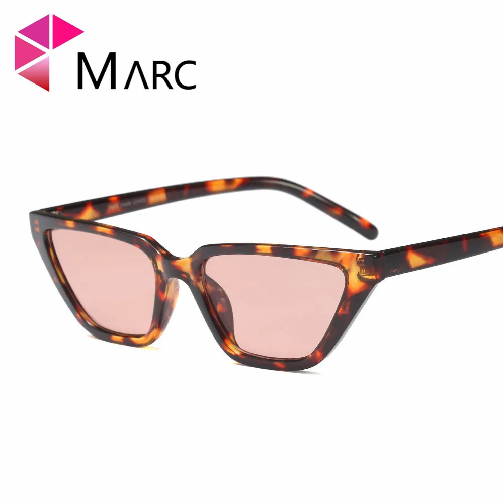 

MARC WOMEN MEN sunglasses oculos Fashion Plastic MEN Cat eye Leopard print Brand