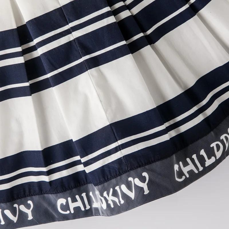 Childdkivy Girls Summer Dress 2019 Little Princess Striped Print Casual Clothes Kids Dresses For | Детская одежда и обувь