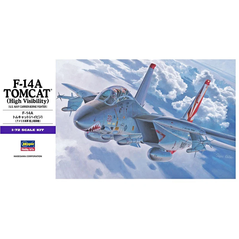 1/72 Hasegawa 01533 F-14A TOMCAT (высокая видимость) модель хобби | Игрушки и