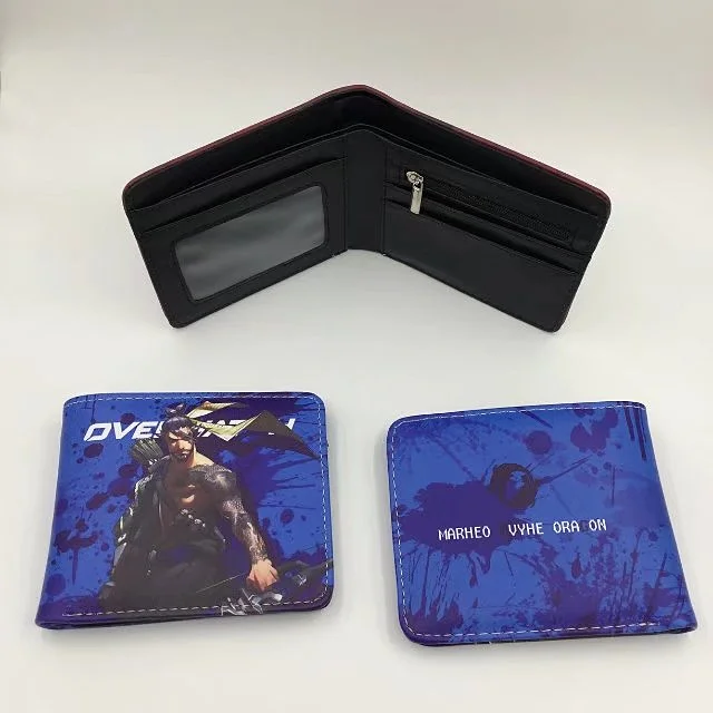 Новые игровые кошельки Overwatch D. VA розовый кролик двойной кошелек с карманом для монет