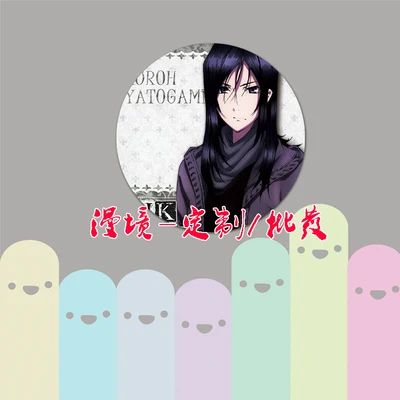 ZXFJXR 58 мм к возвращение королей Gojou Кушина Yatogami курох Fushimi шпильки аниме вентиляторы рюкзак бейджи значки