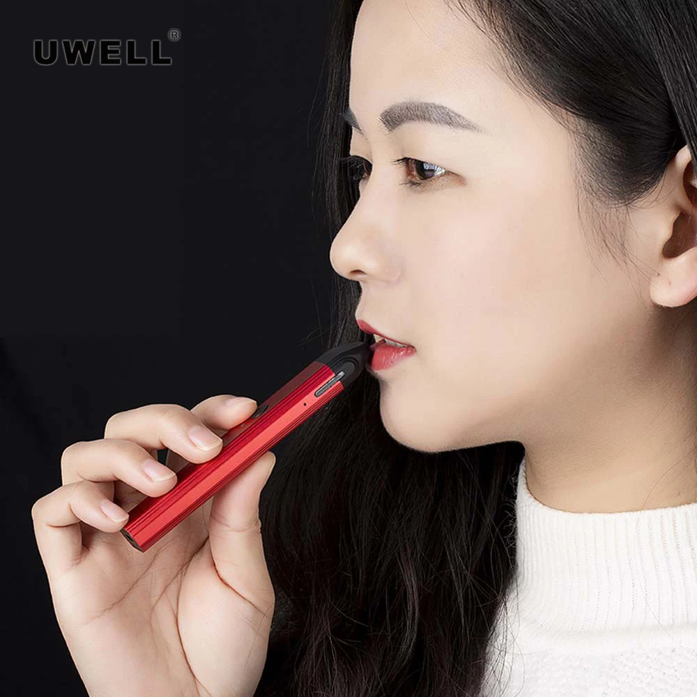 Оригинальный Uwell Caliburn Pod с 8 шт. картриджем 2 мл встроенный аккумулятор 520 мАч вейп