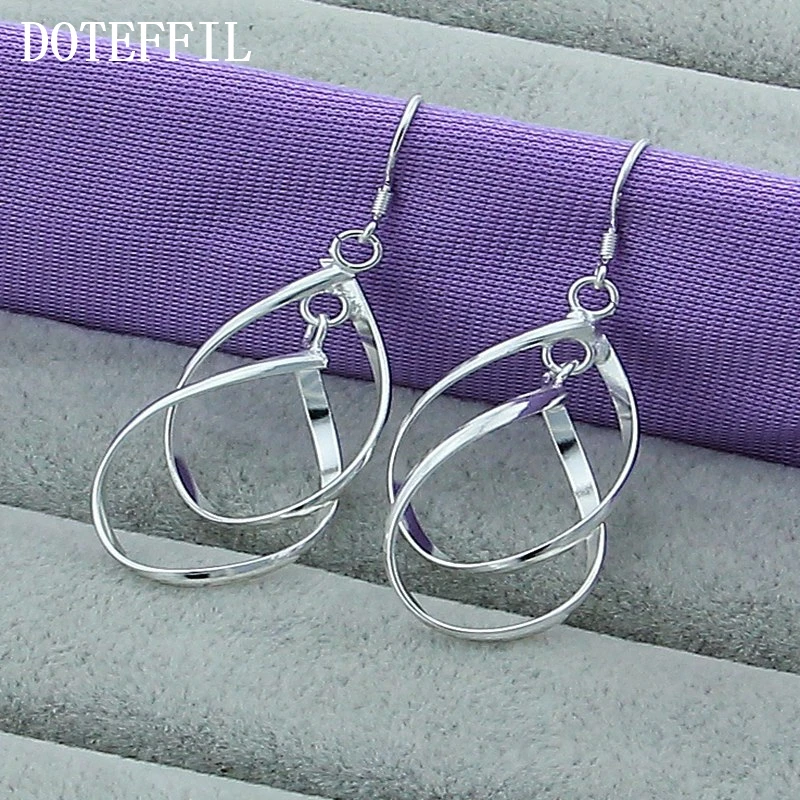 Женские серьги подвески из серебра 925 пробы|925 sterling|charm earringsdrop earrings |
