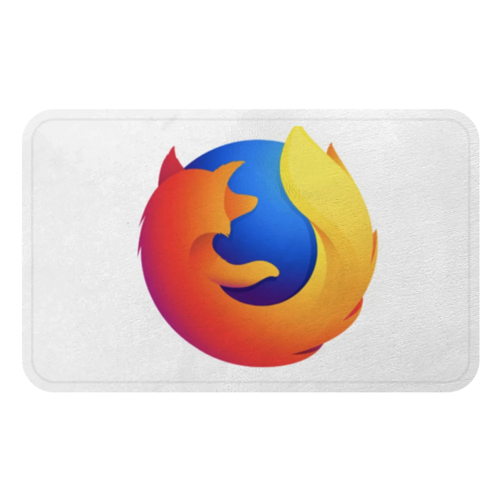 Pinterest хромированная линия Snapchat Firefox коврик для ванной ковер декоративные