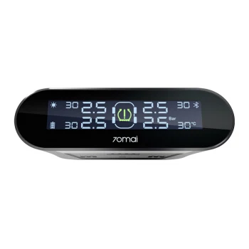 Xiaomi 70mai TPMS Тестер давления в шинах монитор солнечной энергии двойной usb зарядка 4