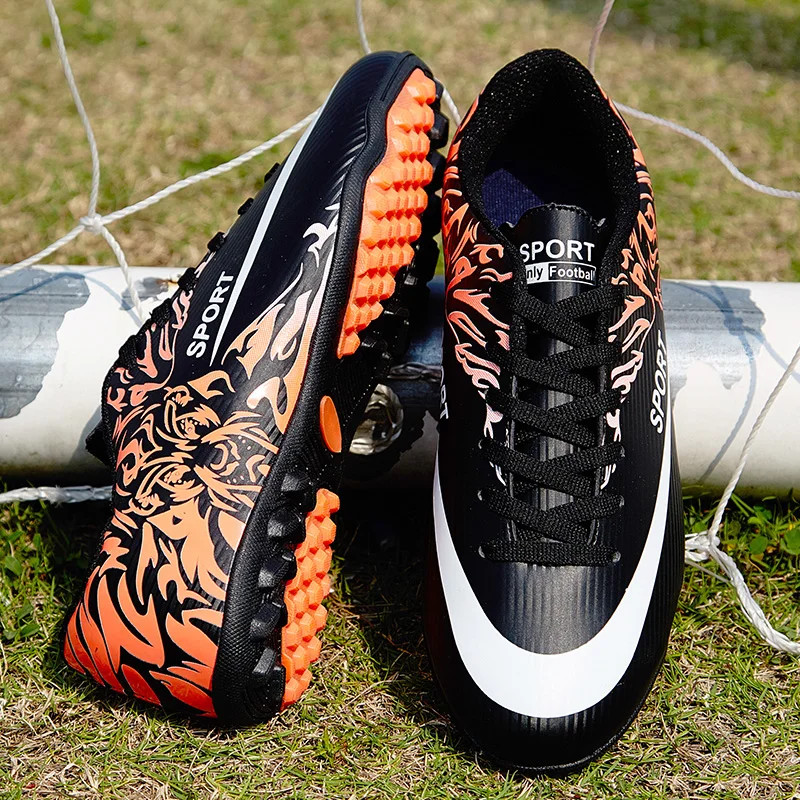 Лидер продаж мужские уличные футбольные бутсы для взрослых Низкие ботильоны на