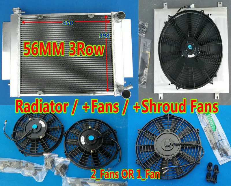 Алюминиевый радиатор для Mazda RX2 RX3 RX4 RX5 S1 S2 Savanna RX 7 RX7 SA/FB SA22C с нагревательной трубой