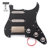 tooyful 3 ply ssh alnico 5 pre loaded pickup humbucher pick guard scratch plate for strat st electric guitar parts