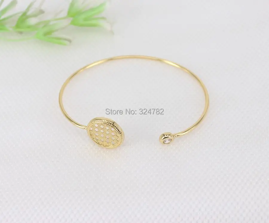 Браслет с гальваническим покрытием и золотом в европейском стиле 10 шт.|bangle