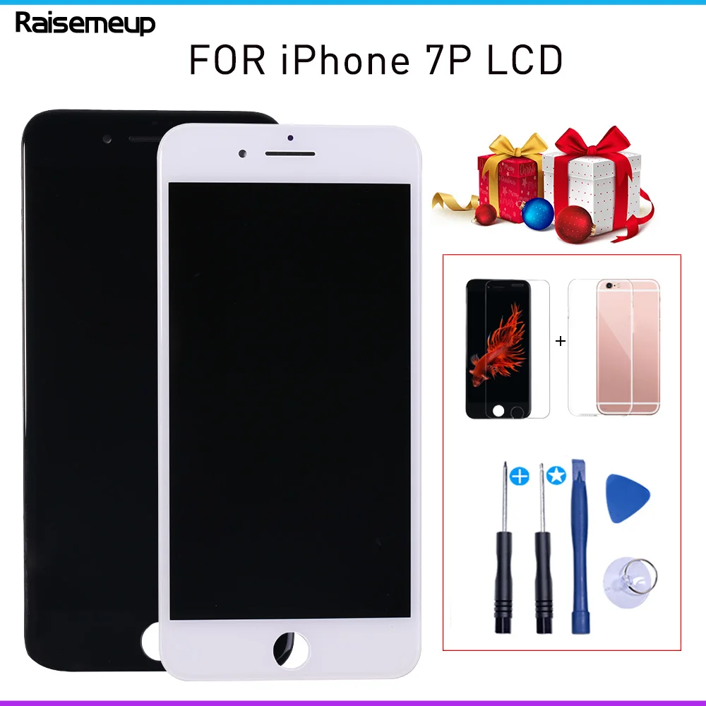 ЖК-дисплей AAAA для Iphone 7 plus с 3D сенсорным экраном в сборе дигитайзер iphone p A1661 A1784