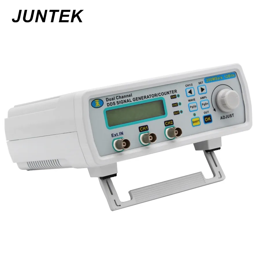 JUNTEK MHS5200A 12 мГц генератор сигналов цифрового Управление двухканальный DDS Функция генератор сигналов частотомер произвольное