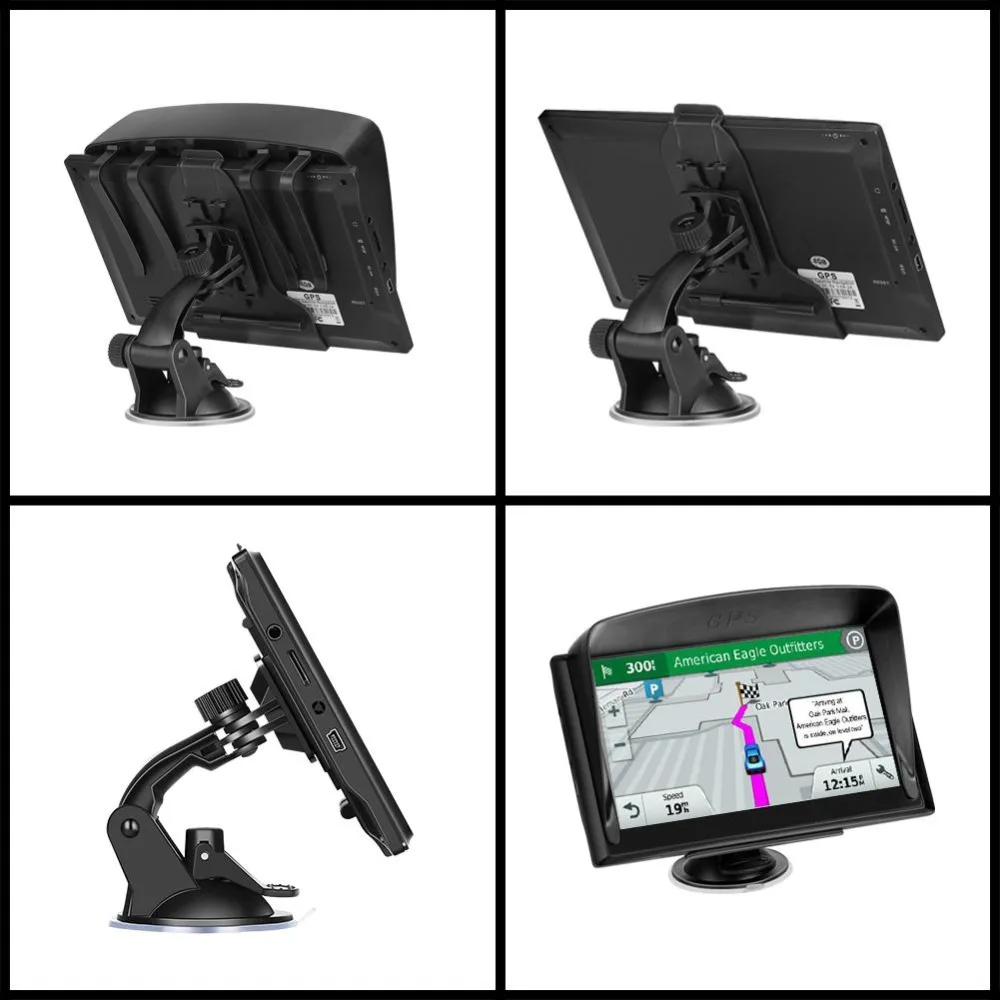 GPS навигатор 7 дюймовый жк емкостный экран автомобильная навигация для грузовика