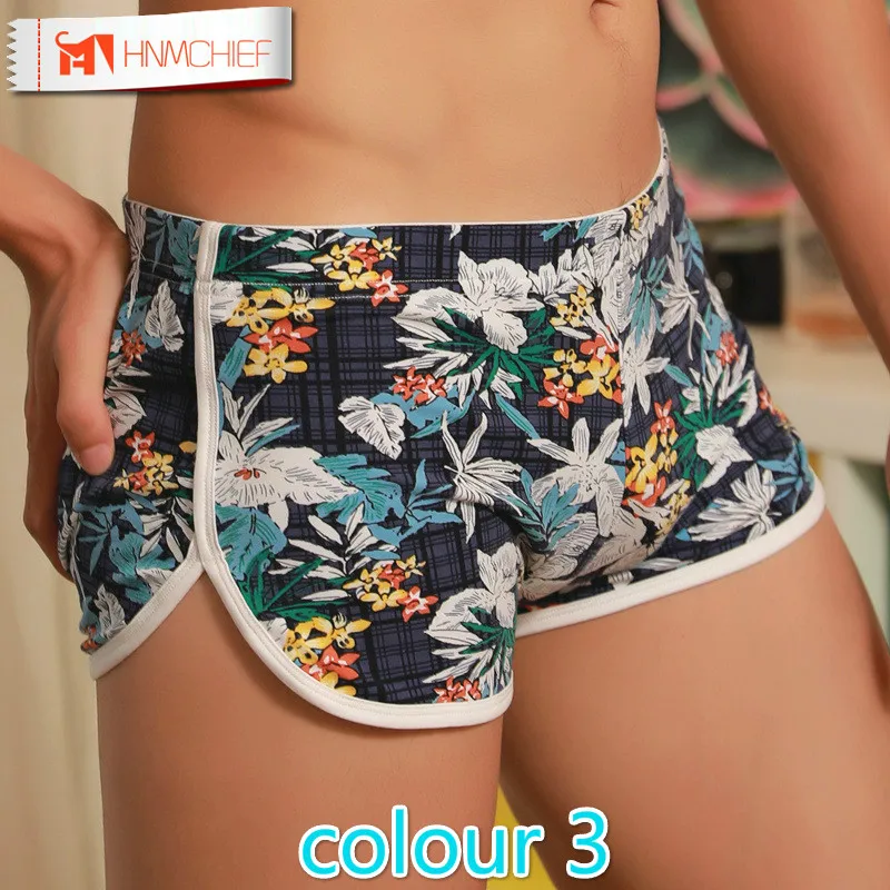 HNMCHIEF новые шорты мужские летние пляжные боксеры с принтом мужское нижнее белье