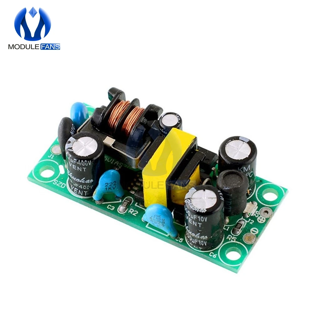 AC DC понижающий преобразователь Питание конвертер изоляции модуль питания 12V 5V 500mA