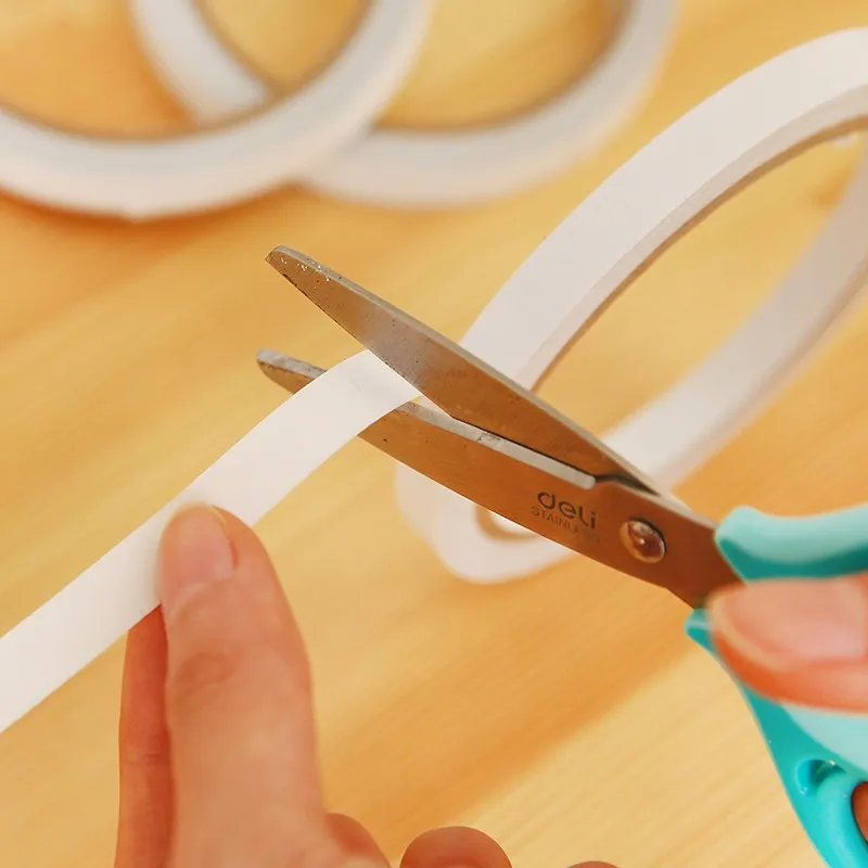 10 шт. Супер тонкая прочная офисная Клейкая Двусторонняя клейкая лента Белая