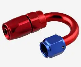 AN8 нефтяное топливо поворотный шланг алюминиевые фитинги адаптер многоразовый