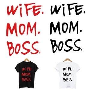 Наклейки Клейкие с надписью жена, мама, босс