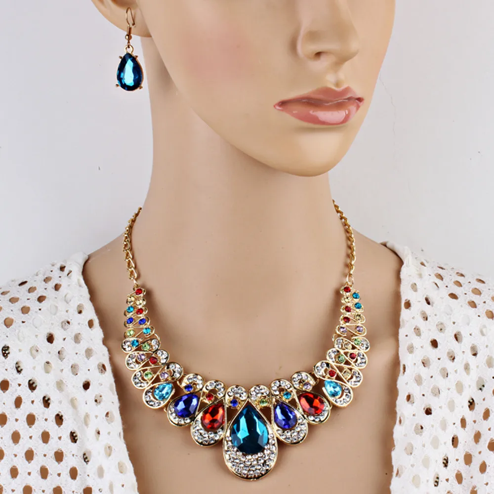 Женское ожерелье модные ожерелья с кристаллами ювелирные изделия крутящий