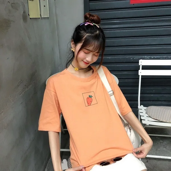 Z Kawaii женские рубашки Футболка Harajuku 90s для женщин 2019 Графические футболки платье с