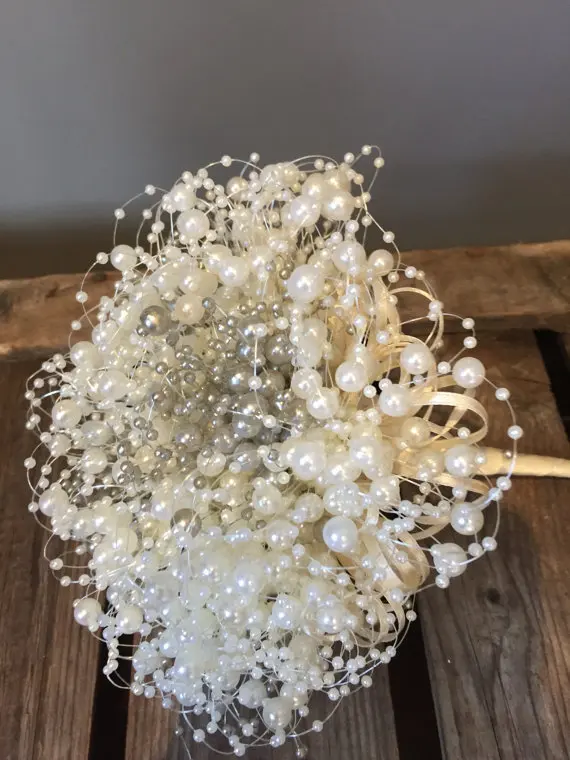 5 м DIY гирлянда из искусственного жемчуга, бусы, цепочка для свадебного украшения стола, центральные принадлежности, букет невесты, аксессуары для волос, цветок