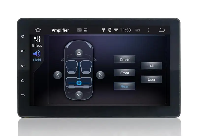 10 1 дюймовый универсальный автомобильный DVD на основе Android с GPS WIFI BT DVR стерео аудио