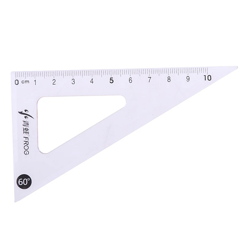 plastic school rulers straight angled triangle protractor patchwork 4Pcs ruler | Канцтовары для офиса и дома