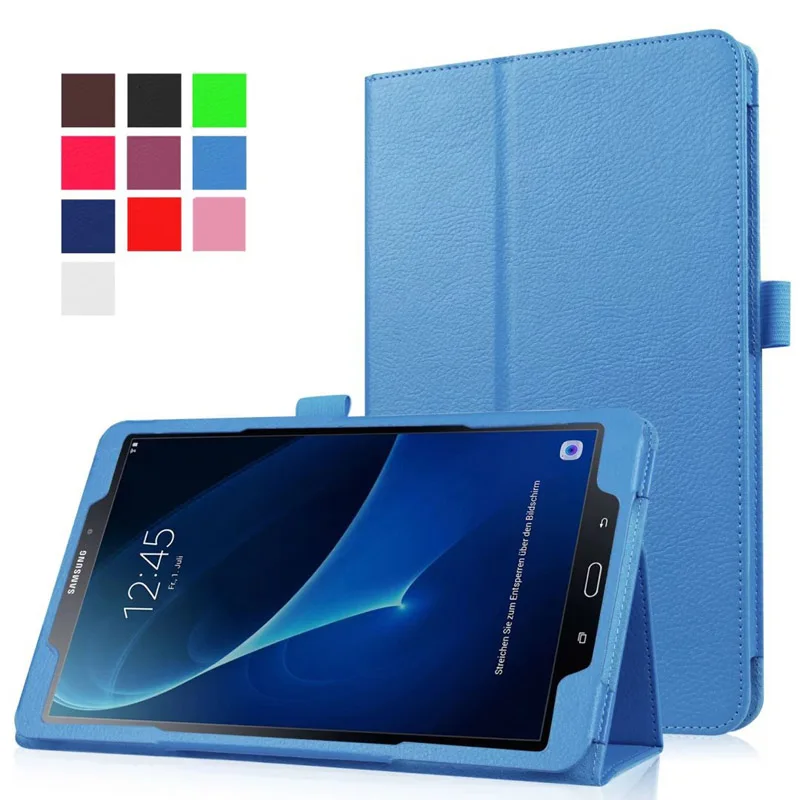 Смарт чехол из искусственной кожи для Samsung Galaxy Tab A6 10 1 P580 P585 S Pen версия Retina
