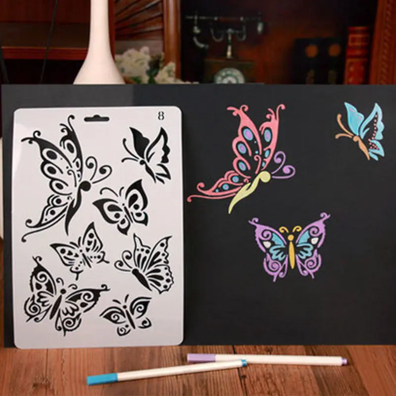 Игрушки для рисования DIY инструмент шаблон игрушек альбом скрапбукинга тиснение