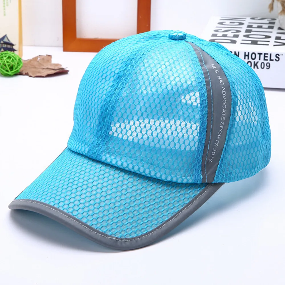 Летняя дышащая сетчатая бейсбольная Кепка Gorras para hombre, Мужская Спортивная Кепка, Женская шляпка, Femme casquette homme