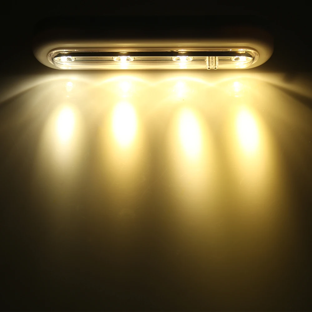 2 типа теплый белый свет портативный сенсорный датчик вращающийся светодиодный